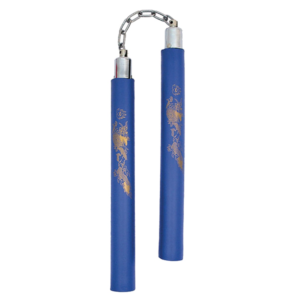 Dragon Flow Safe-Train Nunchucks - Blue Foam