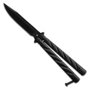 Shadowline Balance Tactical Butterfly Knife - Matte Black