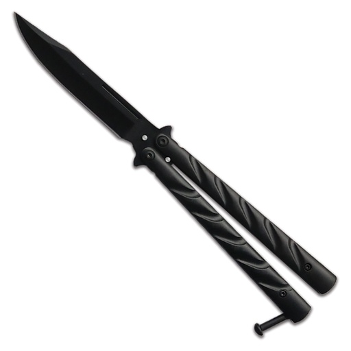 Shadowline Balance Tactical Butterfly Knife - Matte Black