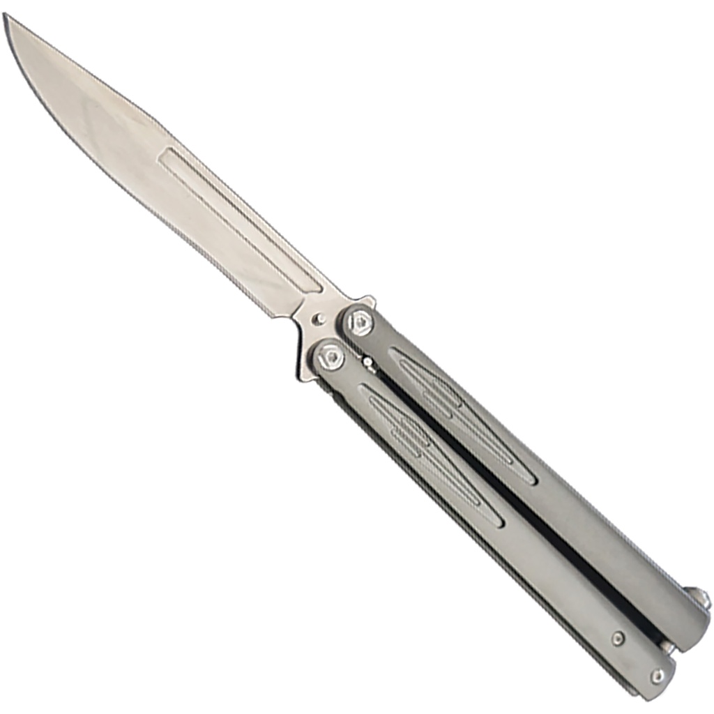 Monolith Flow Precision Butterfly Knife - Gray Steel