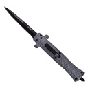 Carbon Weave Quick-Slide OTF Knife - Carbon Fiber