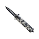 Skull Phantom Quick-Deploy OTF Dagger - Skull Camo