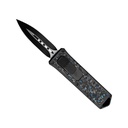 Blue Forge Compact OTF Knife - Carbon Fiber