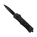 GreenForged Weave Quick-Deploy OTF Knife - Carbon Fiber Green