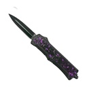 Forged Pulse Quick-Deploy OTF Knife - Purple Carbon Fiber