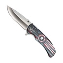 Patriot Shield Quick-Deploy Spring Assisted Knife - Stainless Steel