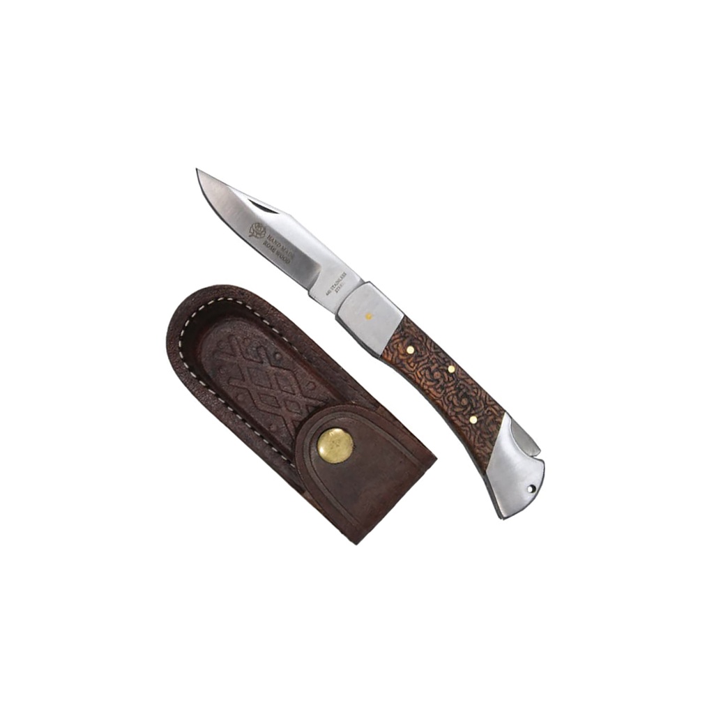 Heirloom Carve Lockback Pocket Knife - Rosewood