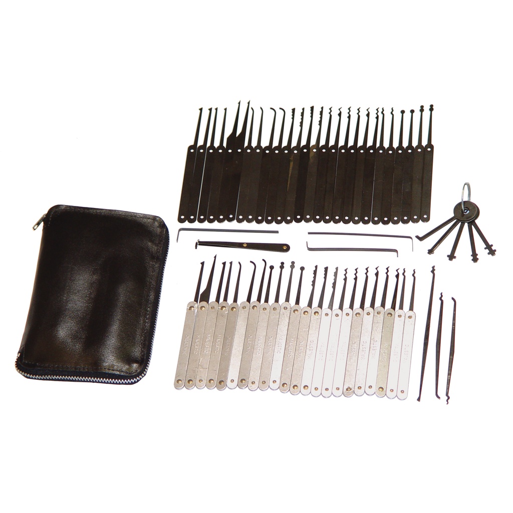 Shadowline Precision Professional Lock Pick Set - Top-Grain Leather
