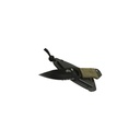 Trailline Grip-Locked Compact Fixed Blade Knife - Green/Black