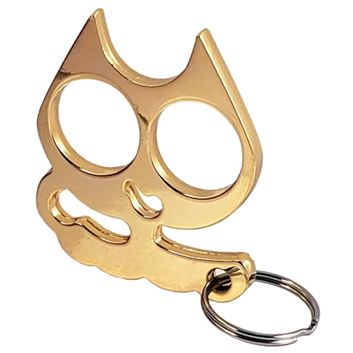 Earshield Compact Cat Self Defense Keychain - Gold