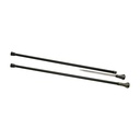 Wolfcrest Forest-Engraved Sword Cane - Black