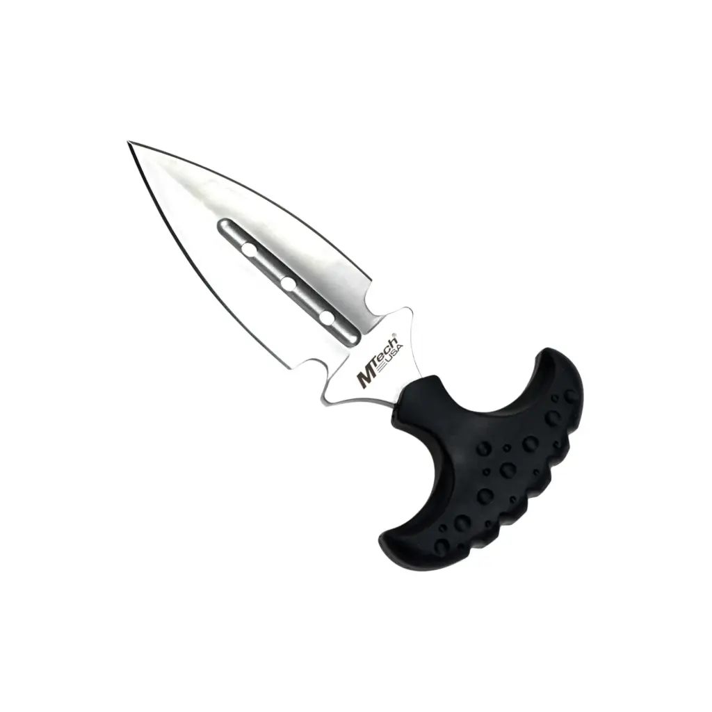 Shadow T-Guard Self-Defense Push Dagger - Black Rubber