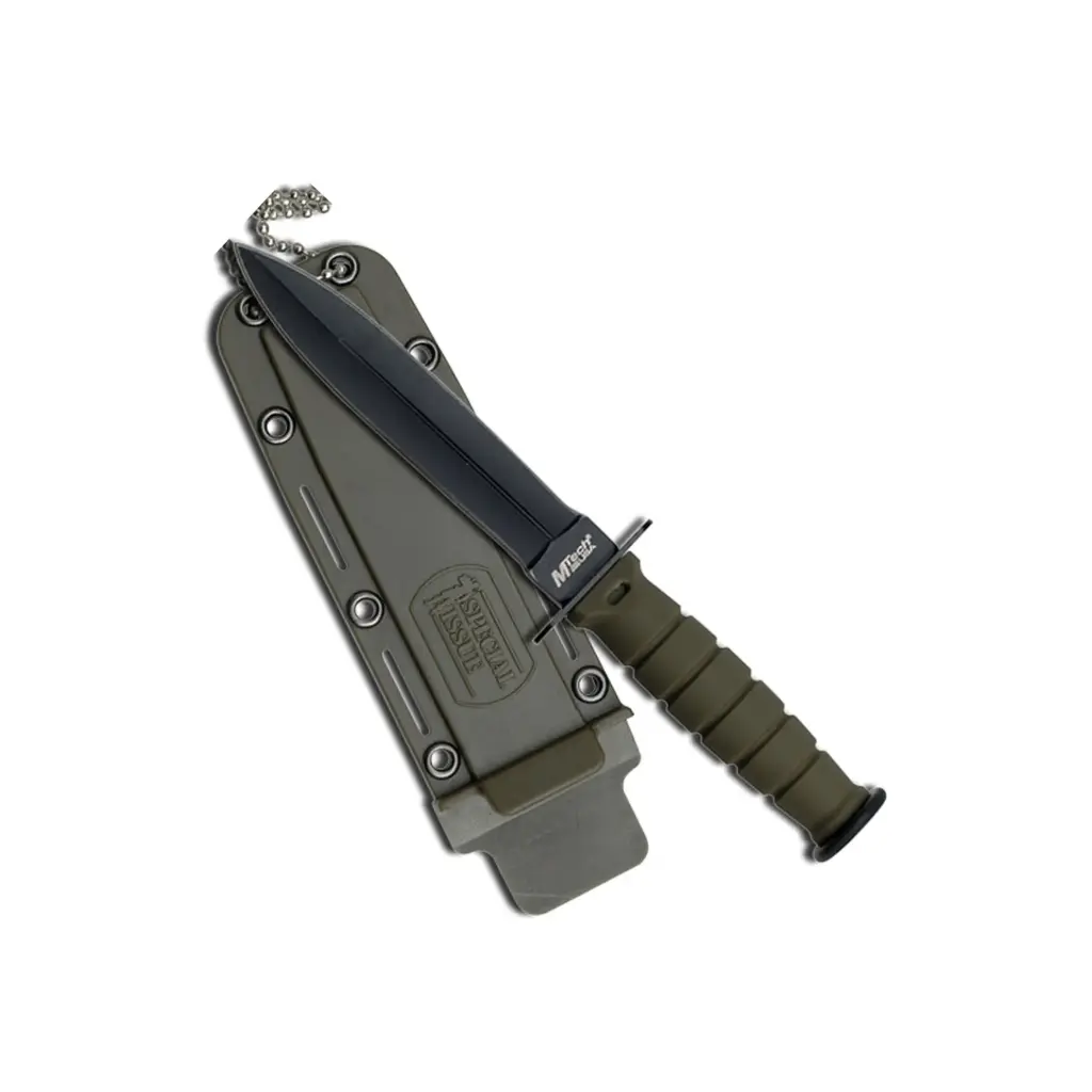 Shadowline Twin-Edge Backup Neck Knife - OD Green