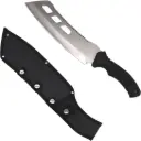 Impact Cleaver Tactical Machete Knife - Black Rubber