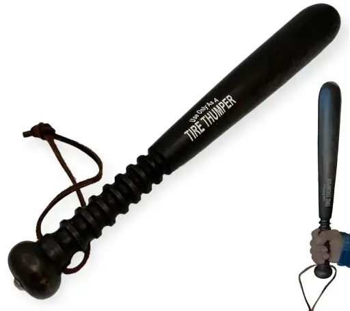 Route Sentinel Balanced Tire Thumper - Matte Black Wood