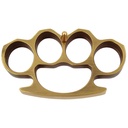 Minimalist Impact Knuckle Belt Buckle - Champagne Metal