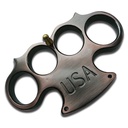 Frontline Patriot USA Paperweight Knuckles - Red Metal