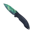 Nebula Edge Assisted Opening Pocket Knife - Green Galaxy