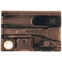 Shadow Ledger Everyday Wallet Multi-Tool Card - Black