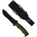 Field Sentinel Tactical Hunting Knife - Olive Rubber