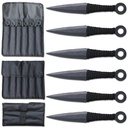Shadow Ring Precision Kunai Throwing Knife Set - Black Cord
