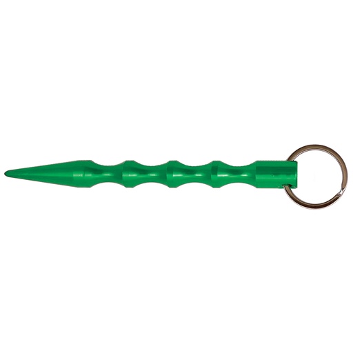 Midnight Ridge Discreet Defense Kubaton Keychain - Green Aluminum