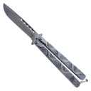 Cosmic Orbit Training Butterfly Knife - Chrome