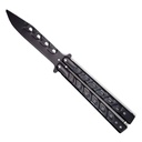 Shadow Balance Balisong Trainer Knife - Black Steel