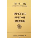 Field-Grade Covert Knowledge Manual Improvised Munitions Handbook - Yellow Cover