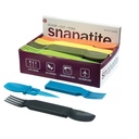 Snapatite Compact 3-in-1 Camping Utensil Tool - Assorted Colors