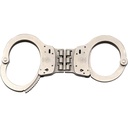 Control Hinge Duty Handcuffs - Nickel Finish