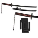 Shadowbound Hero Anime Katana Sword - Black Red