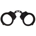 Shadow Custody Professional Police Handcuffs - Black Steel