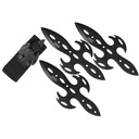 Shadow Warrior Triple-Set Throwing Knives - Black Steel