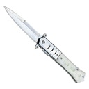 Pearl Stiletto Gentleman’s Spring Assisted Knife - Faux Mother-of-Pearl