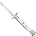 Vintage Gentleman Swing-Guard Stiletto Automatic Knife - Pearl Handle