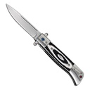 Midnight Stiletto Ball-Bearing Pocket Knife - Black G10