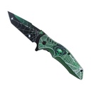 Night Web Ambush Assist-Open Folding Knife - Green Spider